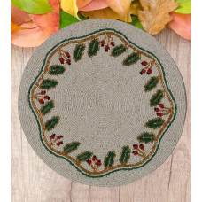 Floral Placemats, Hand Beaded Placemats, White Floral Placemats, Designer Table Mats 13x13 Inches 