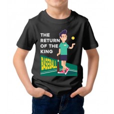The Return Of The King Baseball Graphic Printed T-shirt