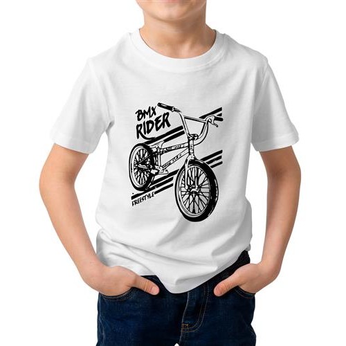 BMX Rider Graphic Printed T-shirt