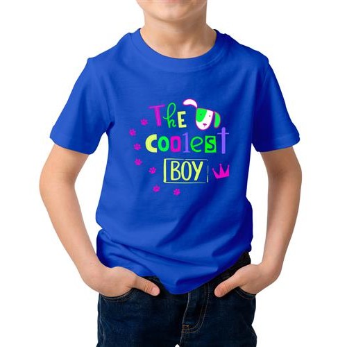 The Coolest Boy Graphic Printed T-shirt