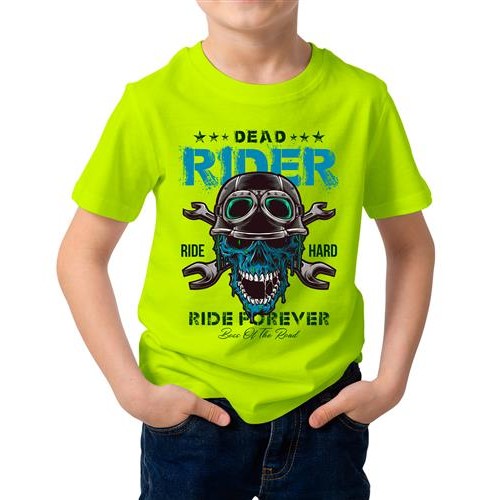 Dead Rider Ride Hard Ride Forever Graphic Printed T-shirt