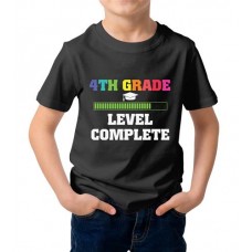 4th Grade Level Complete Graphic Printed T-shirt