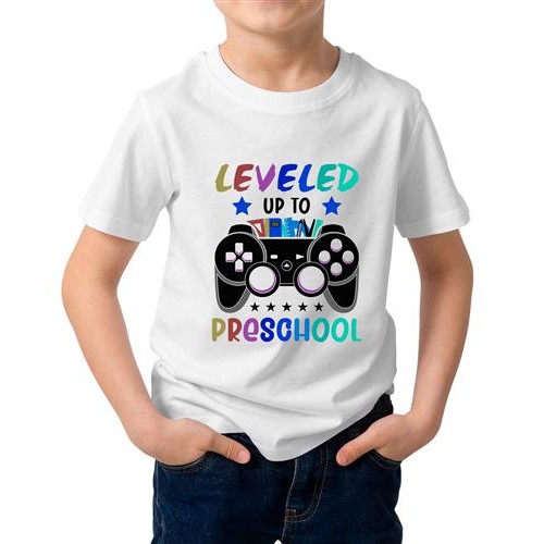 Leveled Upto Preschool Graphic Printed T-shirt