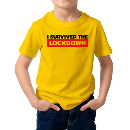 I Survived The Lockdown Graphic Printed T-shirt