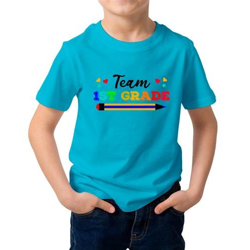 Team 1st Grade Graphic Printed T-shirt