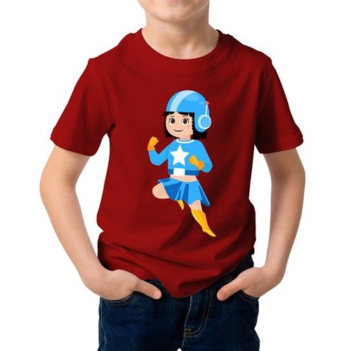 Super Woman Icon Girl Graphic Printed T-shirt
