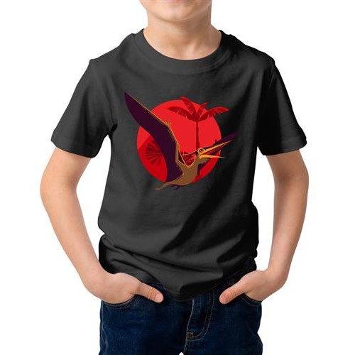 Pterodactyl Graphic Printed T-shirt