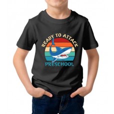 Ready To Attack Preschool Graphic Printed T-shirt