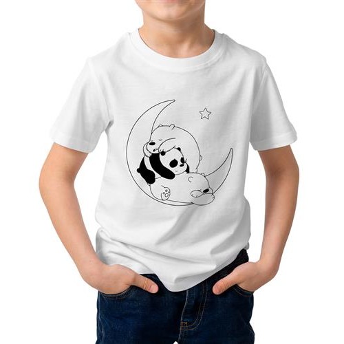 Sleeping Panda Graphic Printed T-shirt