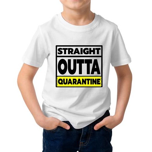 Straight Outta Quarantine Graphic Printed T-shirt