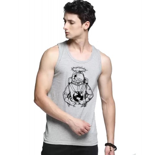 Astronaut Earth Graphic Printed Vests