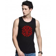 Certified Dog Lover Graphic Printed Vests