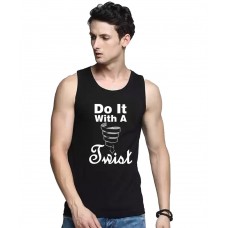 Do It With A Twist Graphic Printed Vests