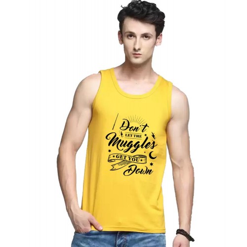 Don't Let The Muggles Get You Down Graphic Printed Vests