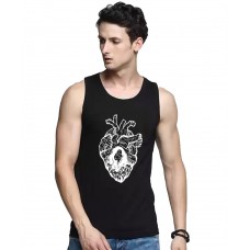 Heart Graphic Printed Vests