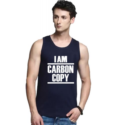 I Am Carbon Copy Graphic Printed Vests