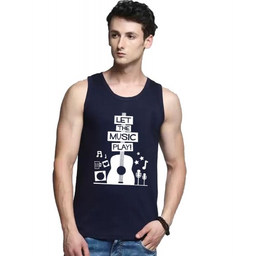 Let The Music Play Graphic Printed Vests