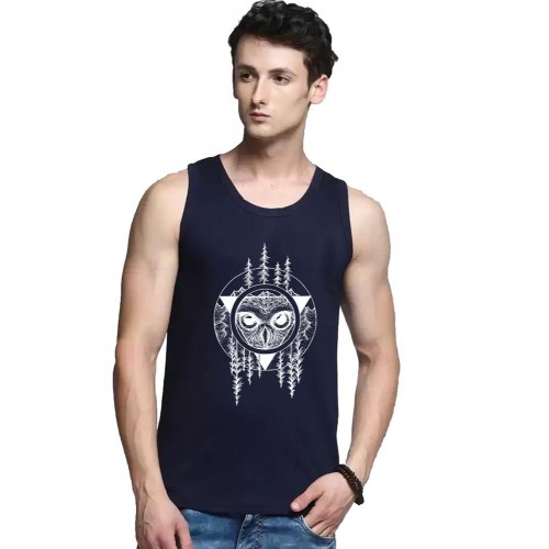 Owl Graphic Printed Vests