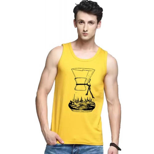 Sand Time Nature Graphic Printed Vests