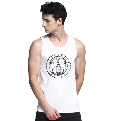 Snake Cell Graphic Printed Vests
