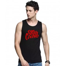 Stay Weird Graphic Printed Vests