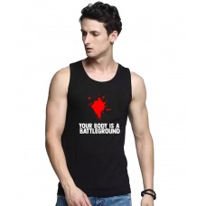 Your Body Is A Battleground Graphic Printed Vests