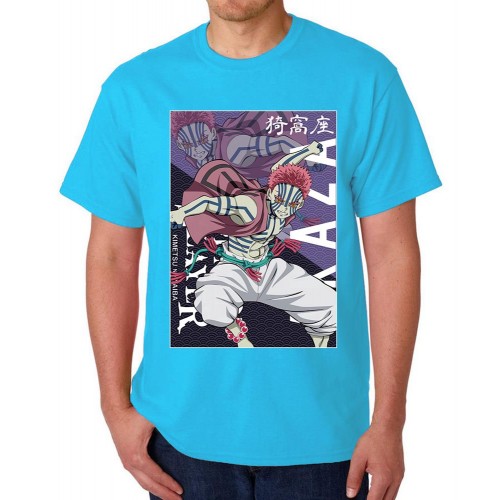 Akaza Demon Slayer Graphic Printed T-shirt