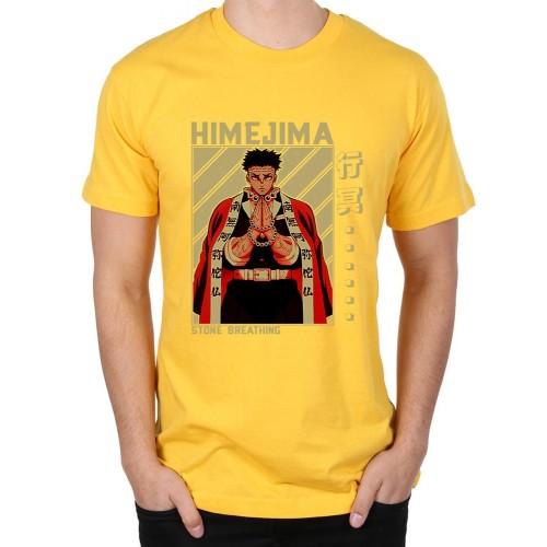 Himejima Stone Breathing Graphic Printed T-shirt