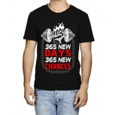 365 New Days 365 New Chances Graphic Printed T-shirt
