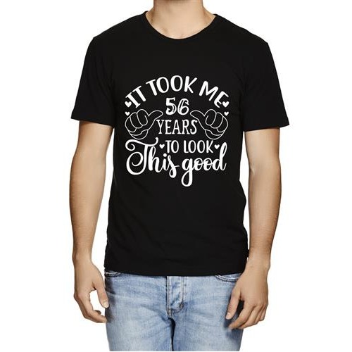 Men's 56 Year Look Graphic Printed T-shirt