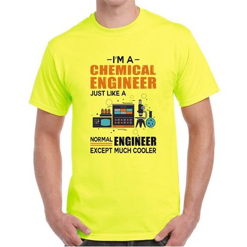 Men's Chemical Engineer Printed T-shirt