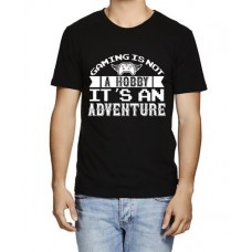 Gaming Is Not A Hobby It's An Adventure Graphic Printed T-shirt