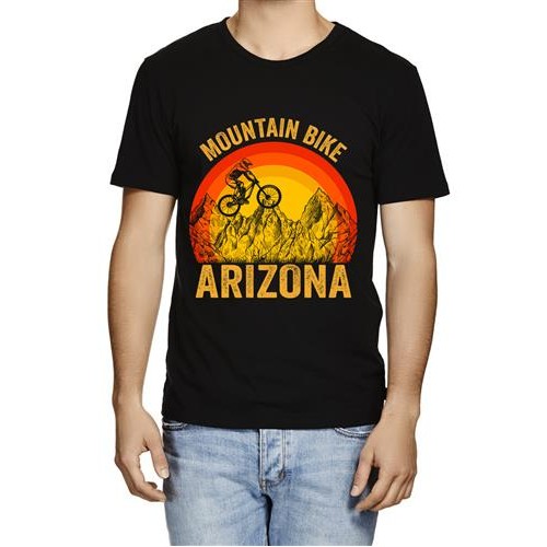 Men's Arizona Bike Graphic Printed T-shirt