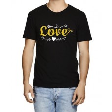 Men's Arrow Love Heart  Graphic Printed T-shirt