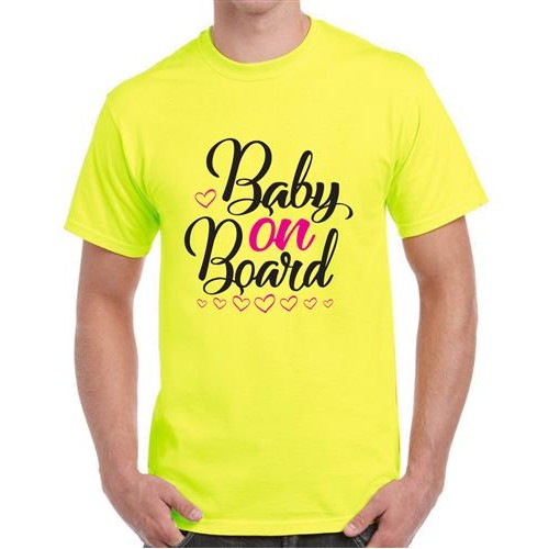 Baby On Board Graphic Printed T-shirt