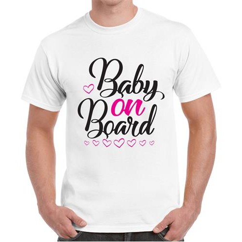 Baby On Board Graphic Printed T-shirt