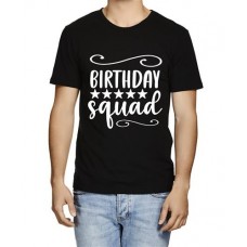 Birthday Squad Graphic Printed T-shirt