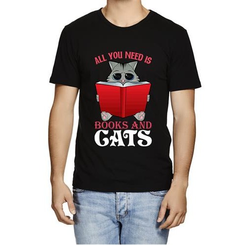 All You Need Is Books And Cats T-shirt
