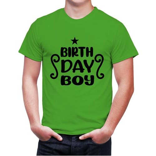 Men's Boy Birthday Graphic Printed T-shirt