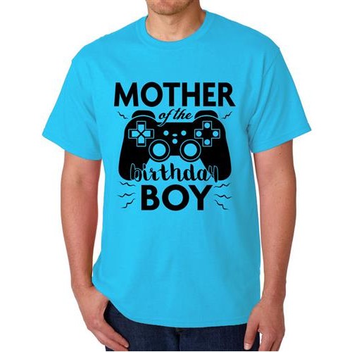Men's Boy Mother Graphic Printed T-shirt