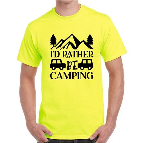 Men's Camp Rather Graphic Printed T-shirt