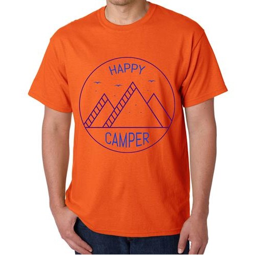Men's Camper Happy Graphic Printed T-shirt