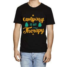 Camping Is My Therapy Graphic Printed T-shirt