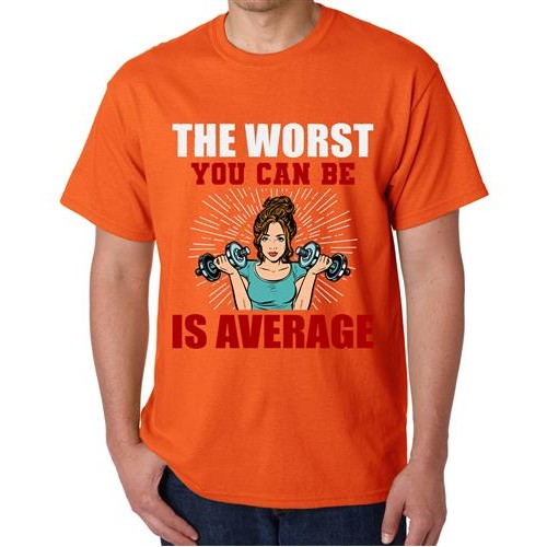 Men's Can Be Average Graphic Printed T-shirt