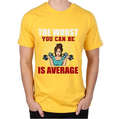 Men's Can Be Average Graphic Printed T-shirt