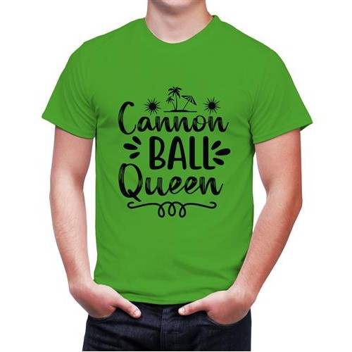 Men's Cannon Ball Queen Graphic Printed T-shirt