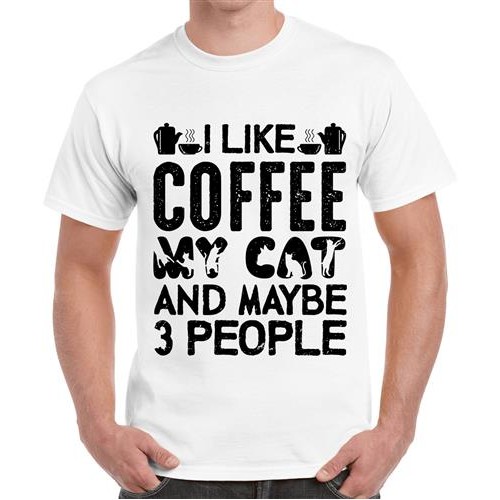 Men's Cat 3 People Graphic Printed T-shirt