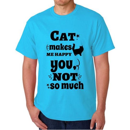 Men's Cat You Not Much Graphic Printed T-shirt