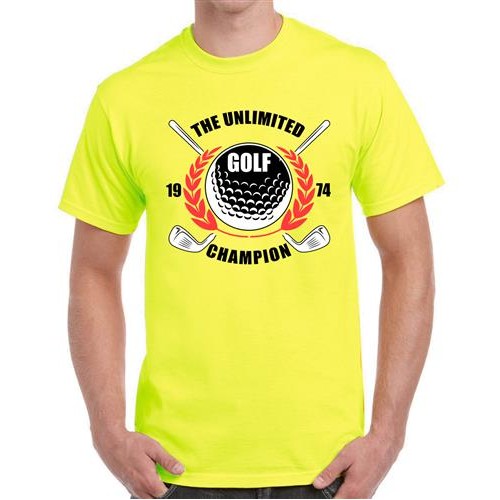 Men's Champion Golf Unlimited Graphic Printed T-shirt