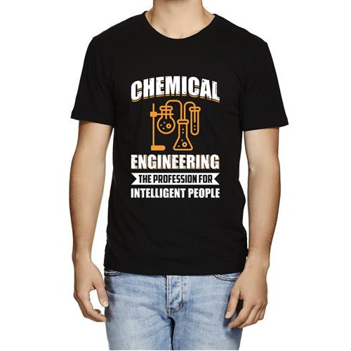 Men's Chemical Profession People Graphic Printed T-shirt